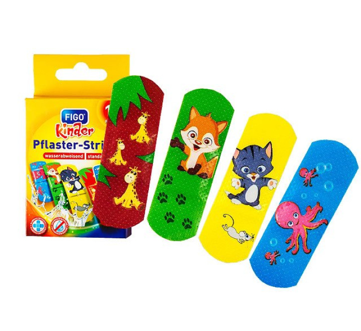 FIGO Kinder-Pflaster "Tiere" 10 Pflaster