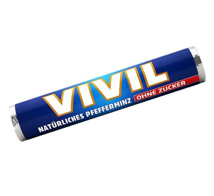 Vivil Rolle Pfefferminz ohne Zucker 28g