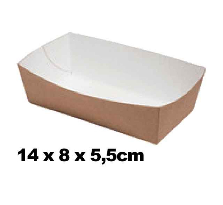 Snackschale Nature - 14 x 8 x 5,5cm - Gr. M