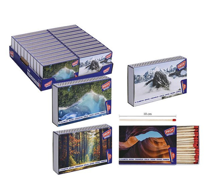 Streichhölzer Motivschachtel XXL - 10 x 1 x 7cm