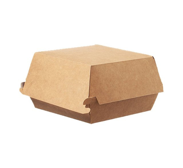 Hamburger-Box - Wellpappe - 10 x 10 x 7,5cm - Gr. M