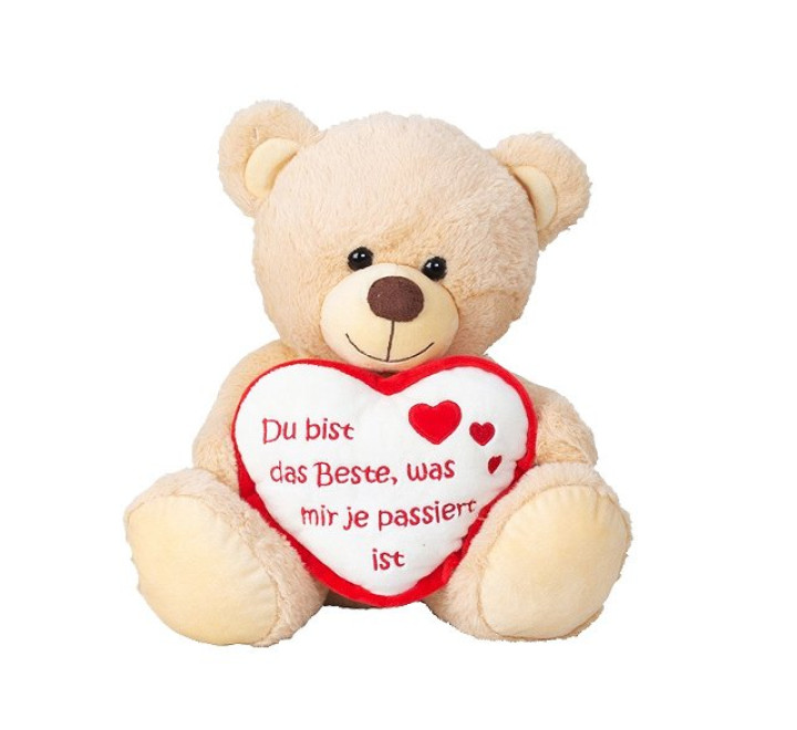 Plüsch-Bär "Ted" mit Herz - 30 cm