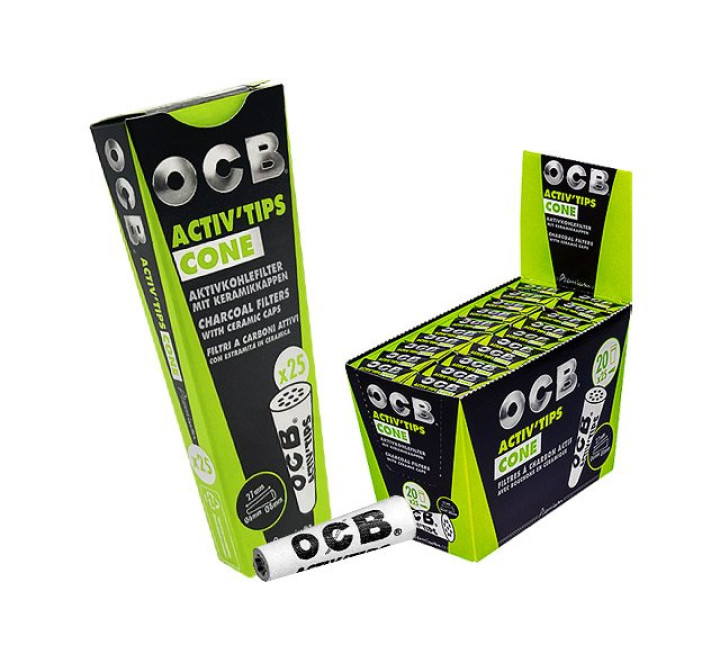 OCB "Active Tips Cone" - Durchm. 6 - 8 mm - 25er Schachtel