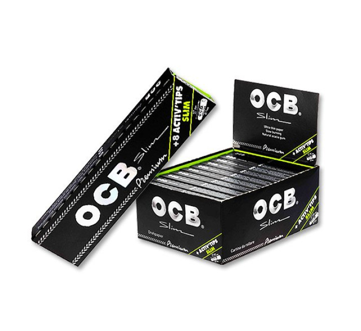 OCB  Premium Slim + Activ Tips