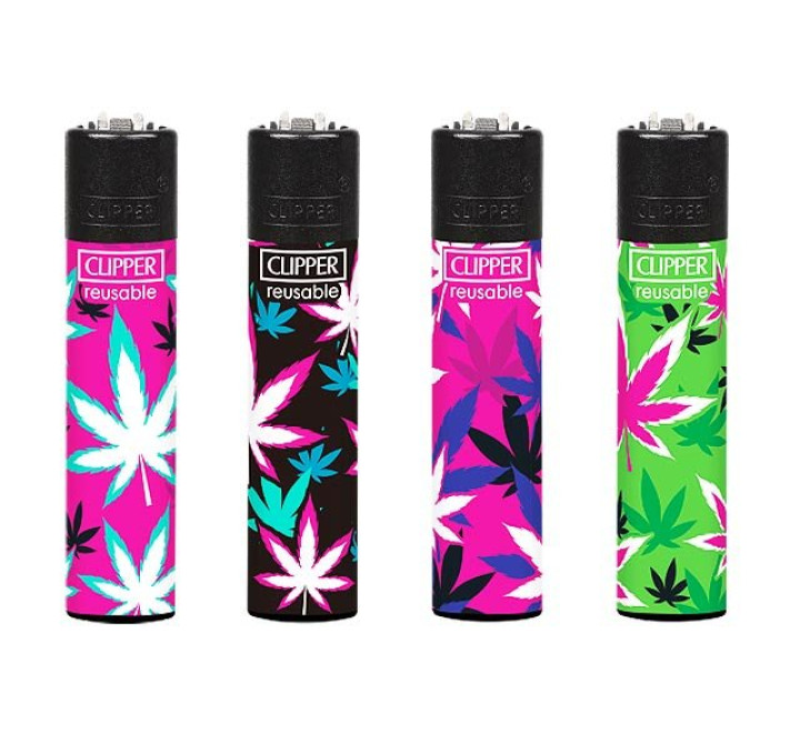 Clipper Feuerzeug "Pink Leaves 3"