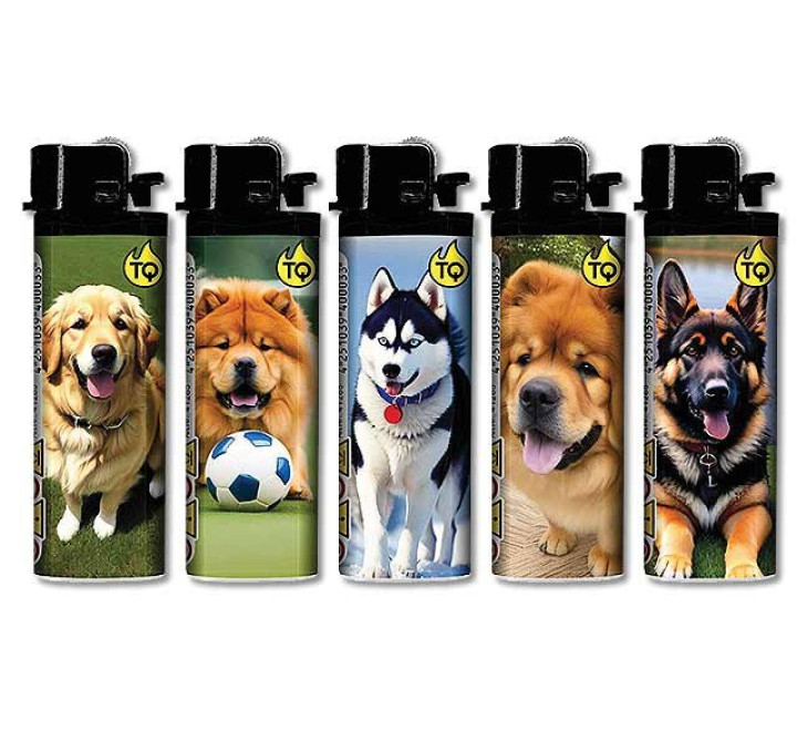 TobaliQ Reibrad Feuerzeug "Favorite Dogs"