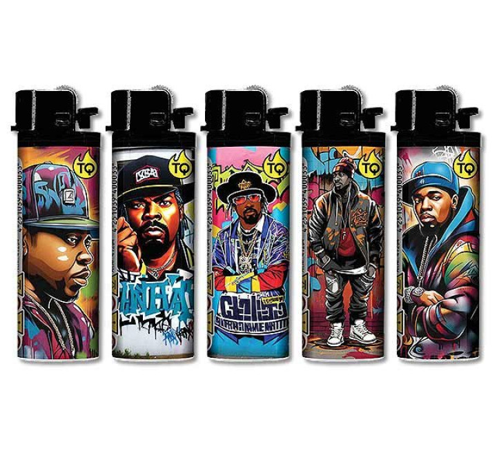 TobaliQ Reibrad Feuerzeug "Hip-Hop"