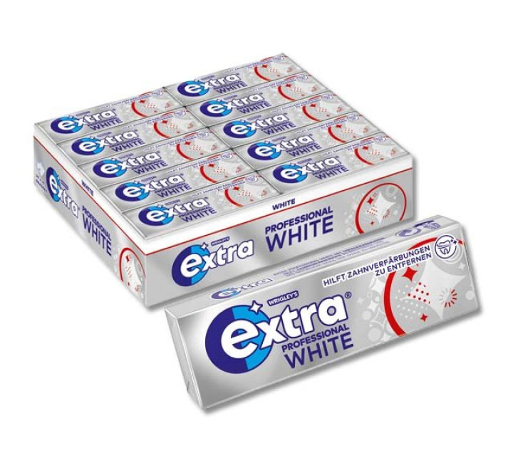 Wrigley´s Extra Professional Single White - 10er Packung