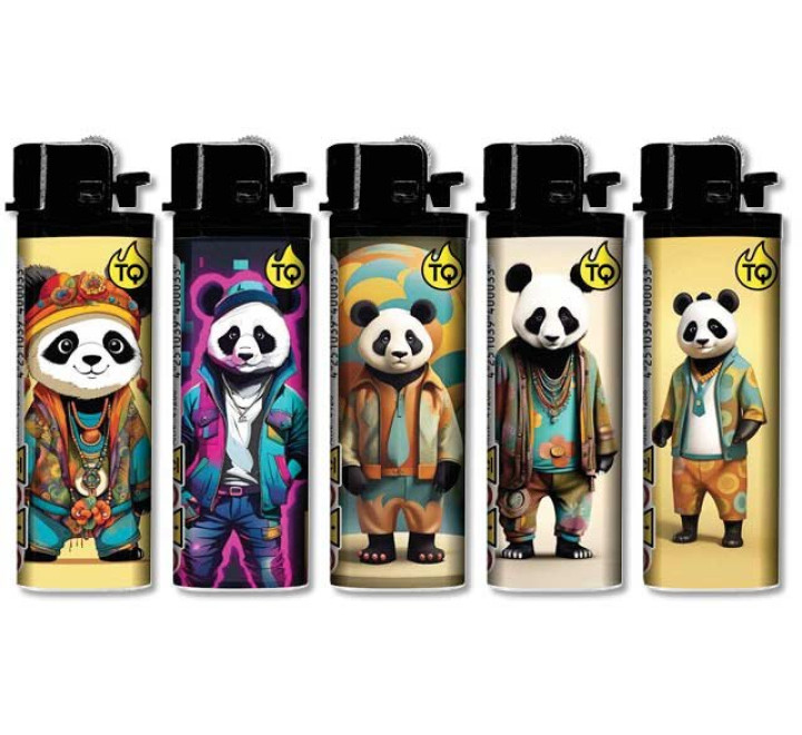 TobaliQ Reibrad Feuerzeug "Cool Panda"