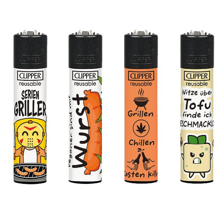 Clipper Feuerzeug "Grillen 3000"