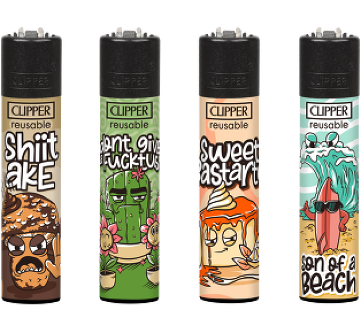 Clipper Feuerzeug "Fucktus"