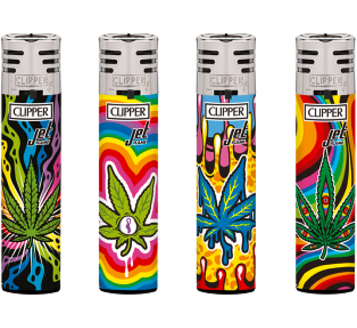 Clipper Jet Flame Mazed Leaves