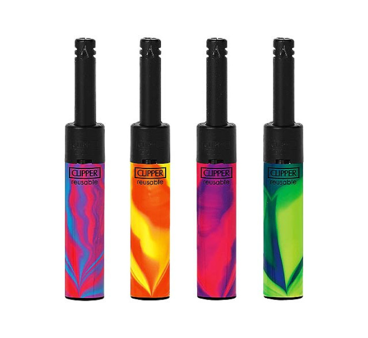 Clipper Stab-Feuerzeug Mini Tube "Nebula Mix 1"