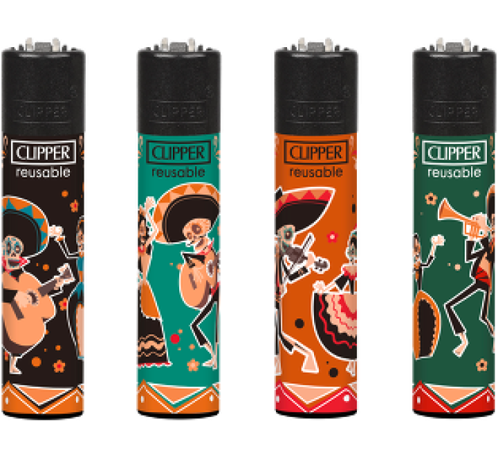 Clipper Feuerzeug "Dia De Los Muertos"