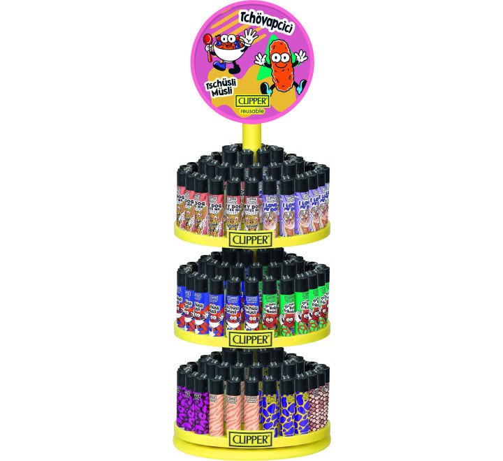 Clipper Feuerzeug Carrousel "Mainstream 33"