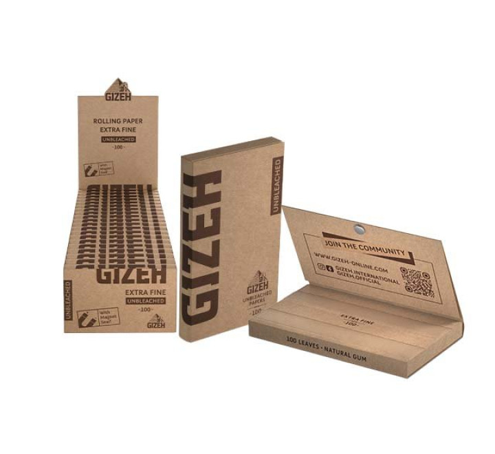 GIZEH Unbleached Extra Fine - 100 Blättchen