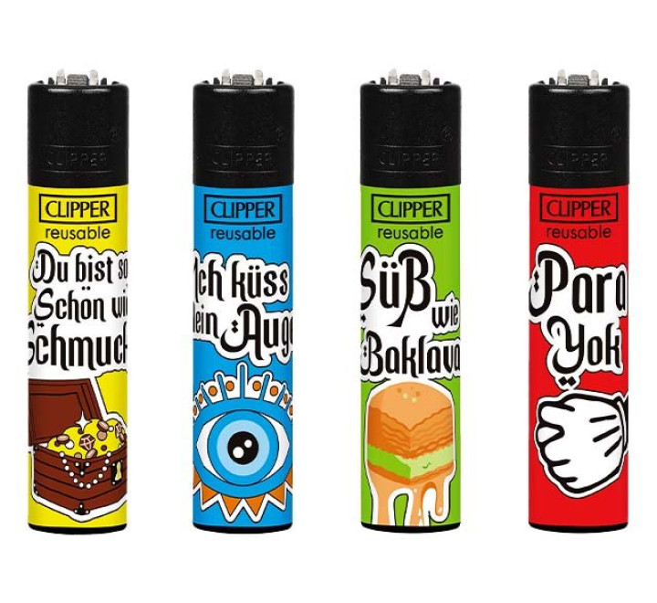 Clipper Feuerzeug "Para Yok"