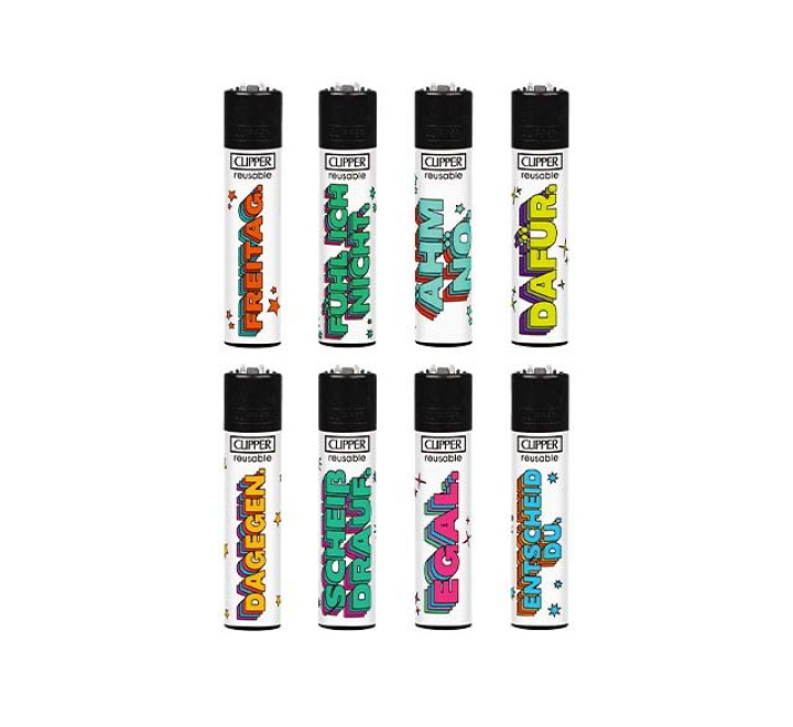 Clipper Feuerzeug "Egal"