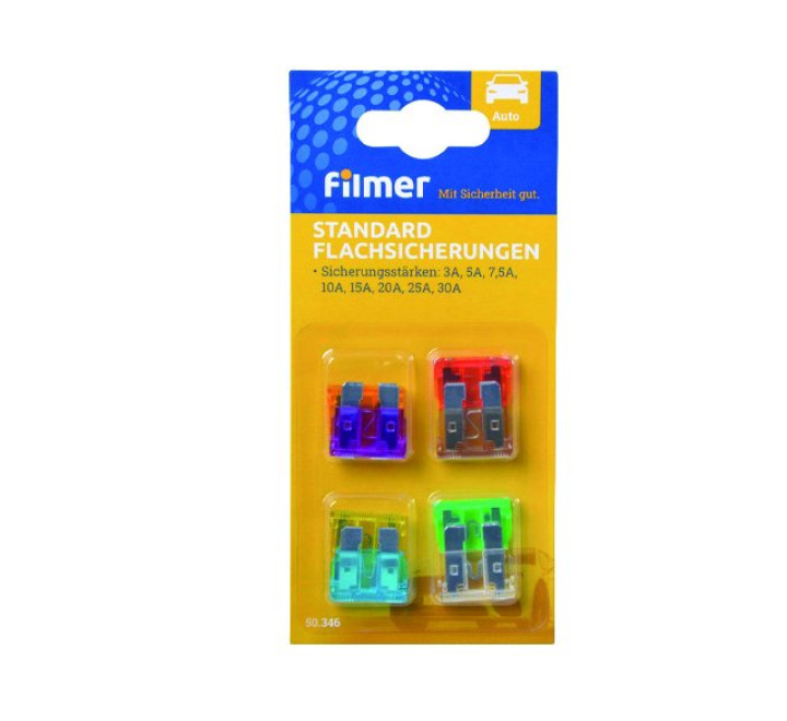 Filmer Standard Flachsicherung - 8 Stück