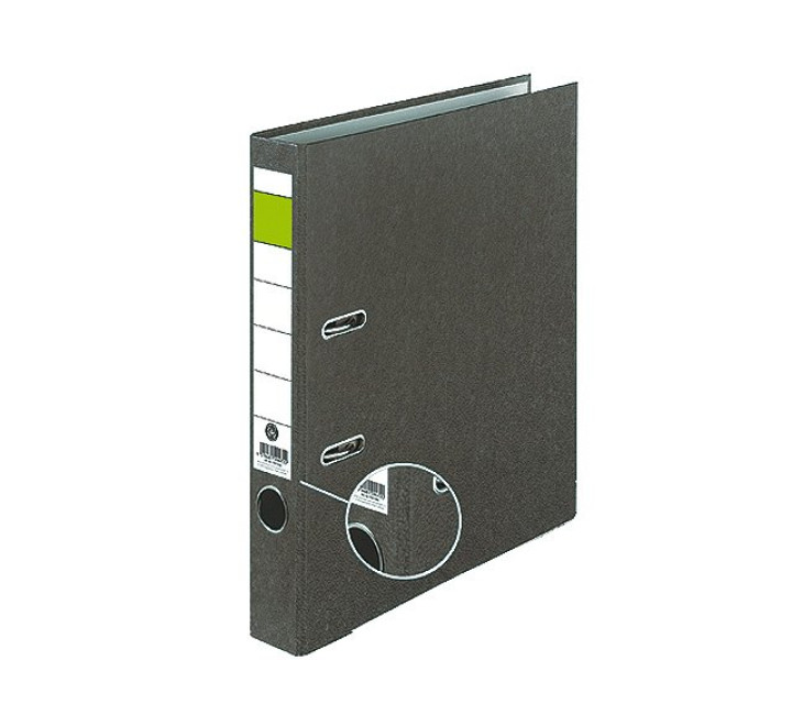 Ordner Pappe A4  Schmal  "50 mm" SCHWARZ Marmoriert
