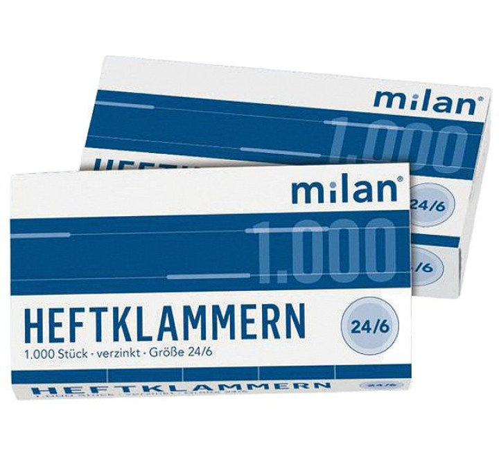 Heftklammer 1000er 24/6  für Büroheftgeräte