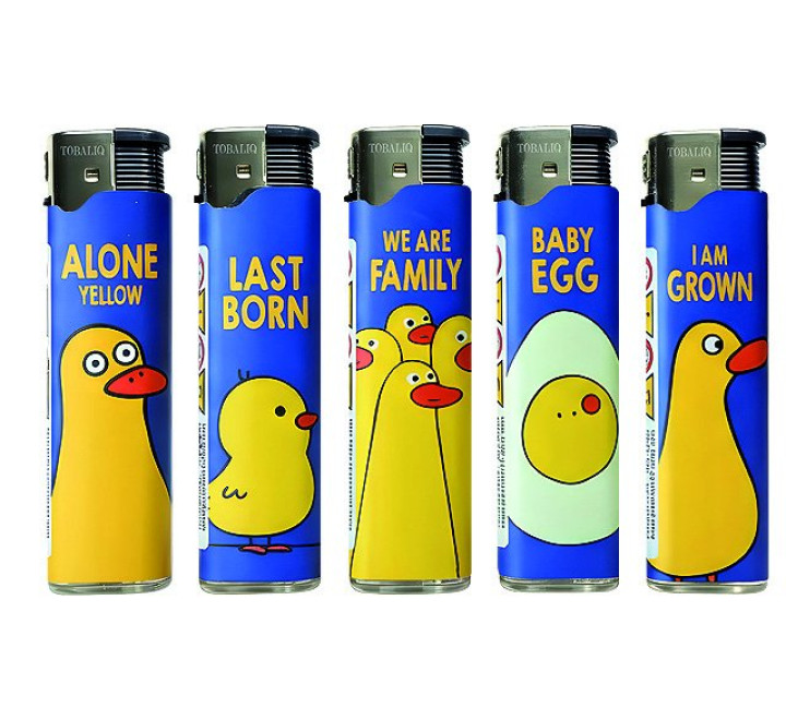 TobaliQ 3D Metallic JET "Duck Family"