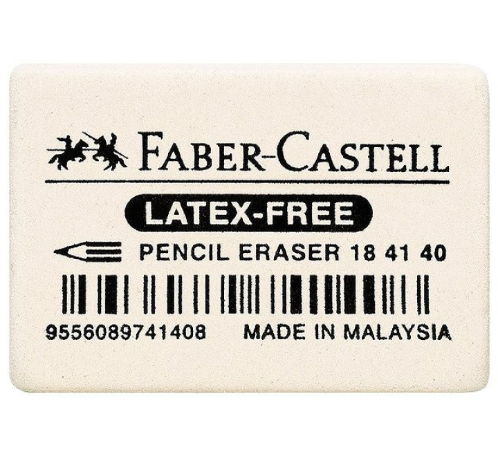 Natur-Kautschuk Radierer von Faber-Castell, latexfrei