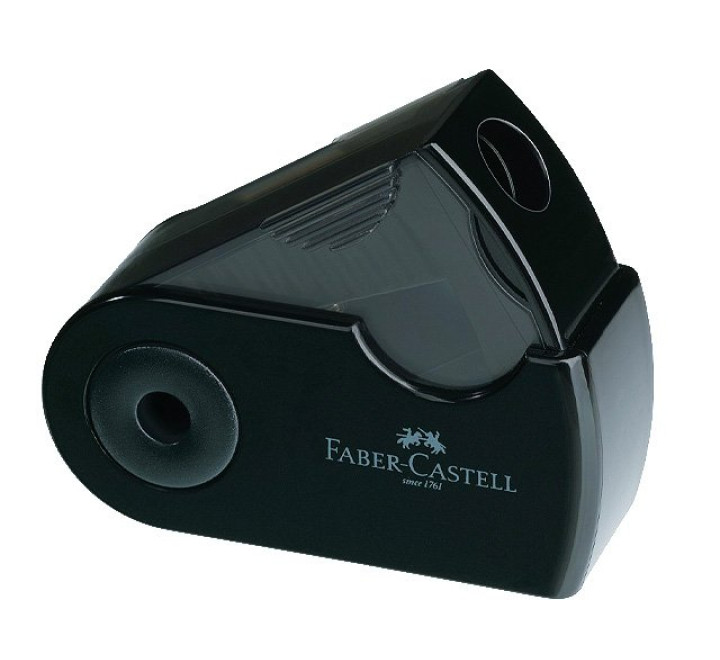 Spitzer Klappspitzdose Sleeve Mini schwarz FABER CASTELL