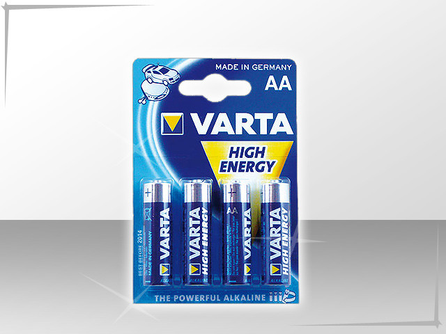Varta High Energy (Blau), Mignon AA 4906, 4er Blister