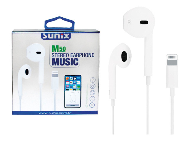 SUNIX- M-50 "Stereo Iphone-Kopfhörer inkl. Micro"