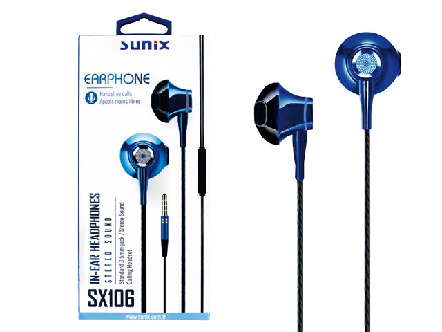 SUNIX- SX106 - In-Ear Headphones "Türkis" - 3,5mm