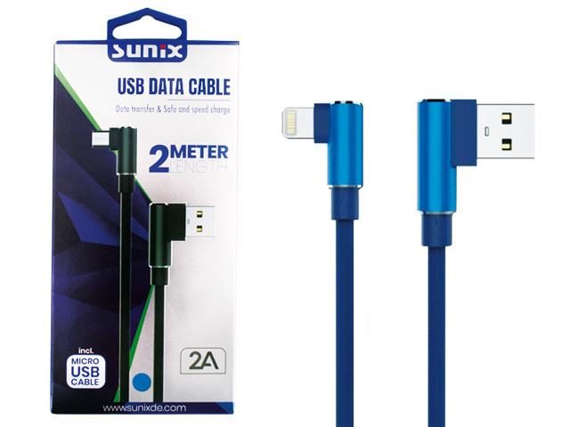 SUNIX- SC-23 USB Datenkabel "IOS"- 2m - 2 A