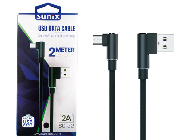 SUNIX- SC-22 USB Datenkabel "Mirco USB" - 2m - 2 A