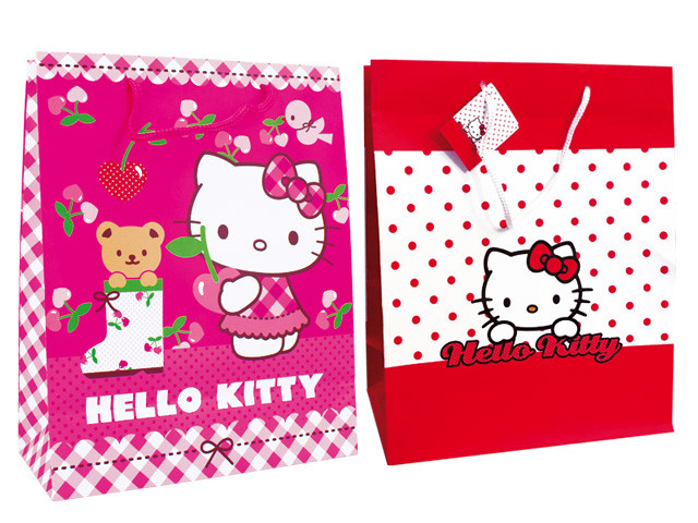 Geschenktüte "Hello Kitty", 25x34 cm