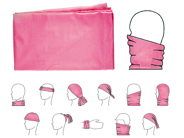Schlauch-Maske Multifunktional "Pink"