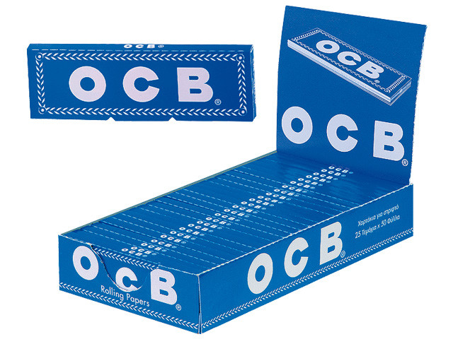 OCB Blau 25x50 Blättchen