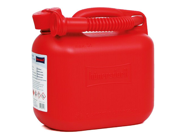 Kraftstoff-Kanister "hünersdorff" 5L, rot