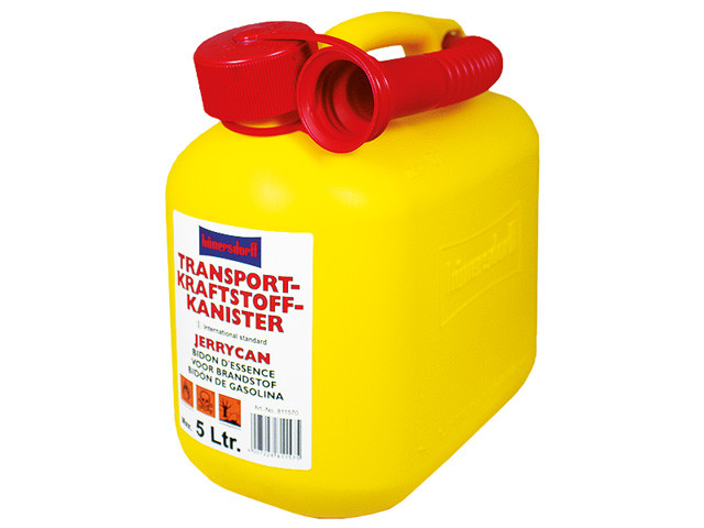Kraftstoff-Kanister "hünersdorff" 5L, gelb