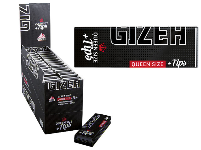 Gizeh Black "Queen Size + Tips"
