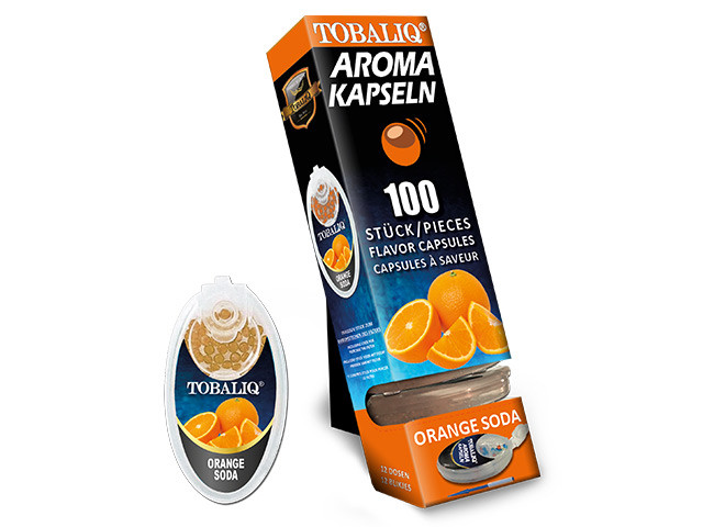 TobaliQ "Orange Soda" Aroma-Kapsel für den Zigarettenfilter
