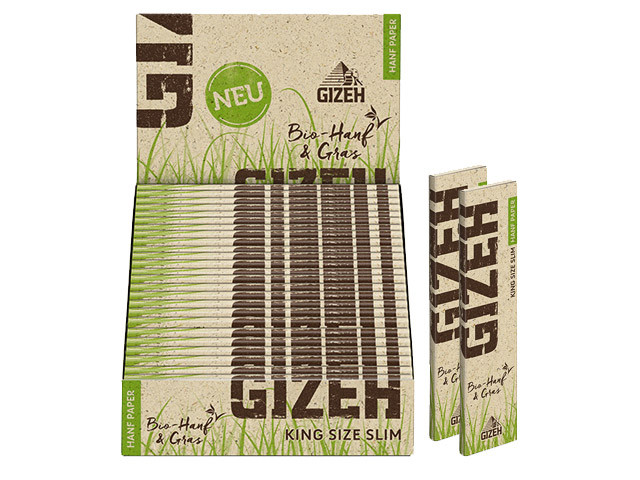 GIZEH Hanf + Gras King Size Slim
