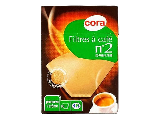 CORA - Kaffeefilter Braun  No2 - 80 Tüten