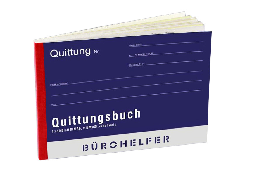 Quittungsbuch - DIN A6 - 2 x 40 Blatt