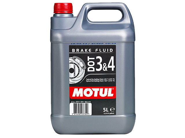 Motul 104247 DOT 3 & 4 Brake Fluid - 5 Liter