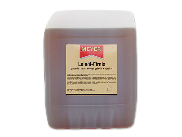 Meyer Leinöl-Firnis - 10 Liter