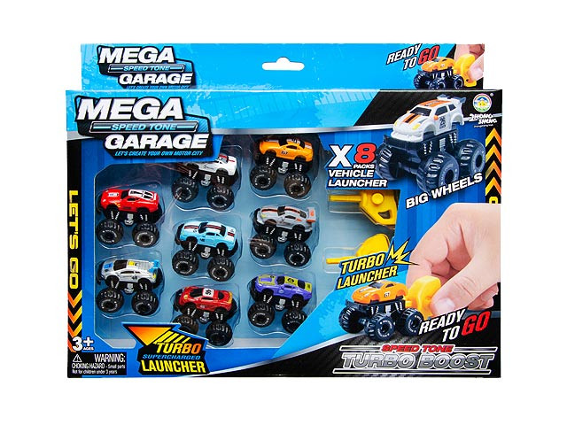 Mega Speed Tone Garage - 8teilig