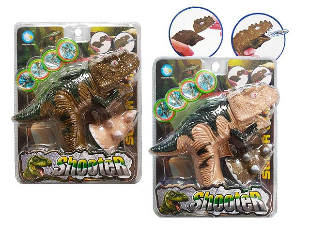 Dinosaurier mit Schiess-Scheibe - 16cm