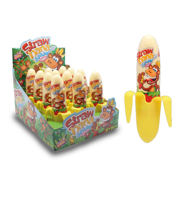 Erdbeer-Bananen CandySpray "StrawNana" - 25ml