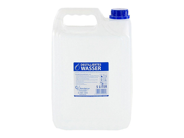 Destilliertes Wasser - 5 Liter