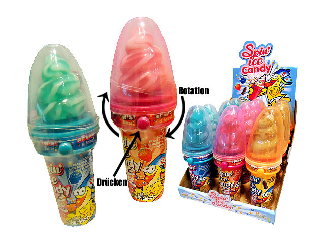 Spin Ice Candy - Lutscher mit Rotation - 12 cm - 24 g